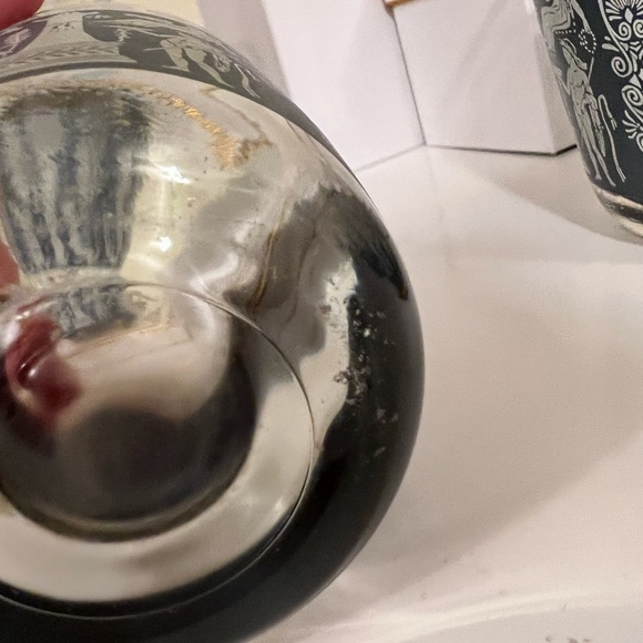 VINTAGE. Set of 4 Jeannette Corinthian blue glass tumblers. - Picture 6 of 7